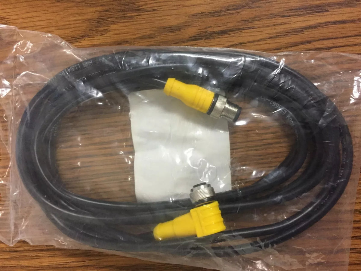 Turck WKC 8T-3-RSC 8T/S1555, U0977-16 M12 Female R/A to M12 Male Straight Cable; 8 Wi