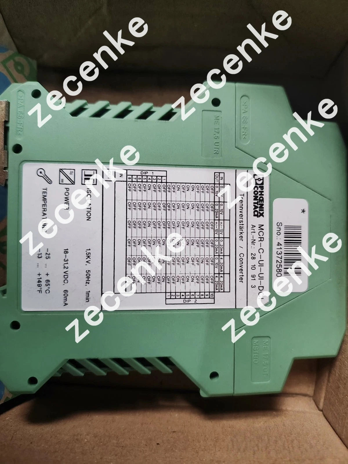 PHOENIX CONTACT MCR-C-UI-UI-DCI Signal Conditioner 2810913