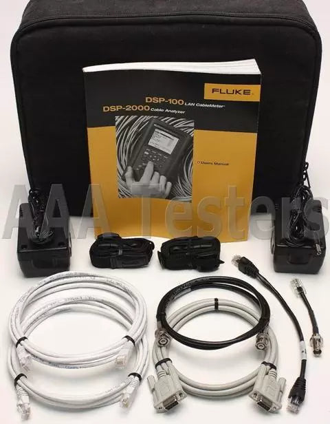 Fluke Networks DSP-2000 Cat5 LAN Cable Analyzer Tester Certifier DSP2000 SR - XG eqpt
