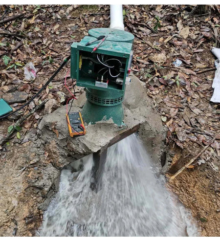 5000W Water Hydroelectric Pelton Turbine Low RPM Single-phase AC Generator