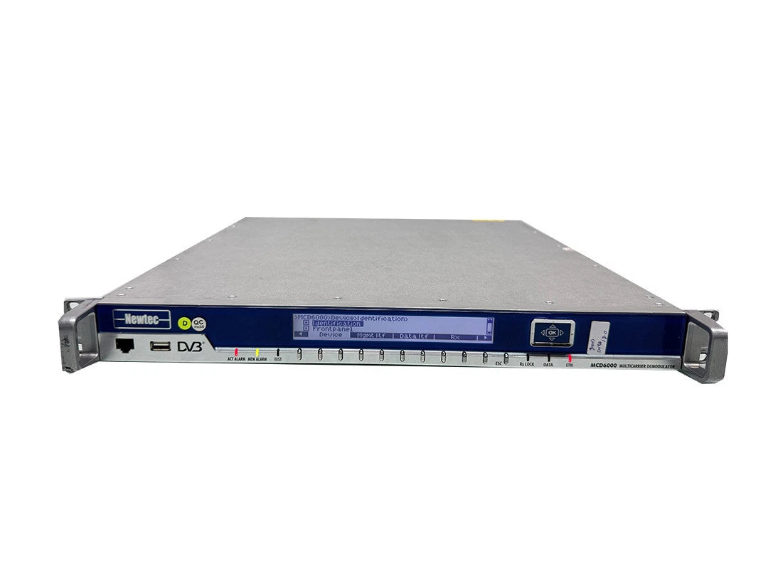 NEWTEC MCD6000 Multicarrier Demodulator Software Version 1.2.0.38890