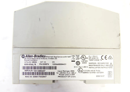 Allen Bradley 9300-ENA/B EtherNet Appliance PN-525874