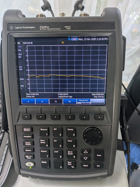 Keysight Agilent VNA Vector Network Analyzer Fieldfox N9923a Cal'd! 6 GHz Opts!