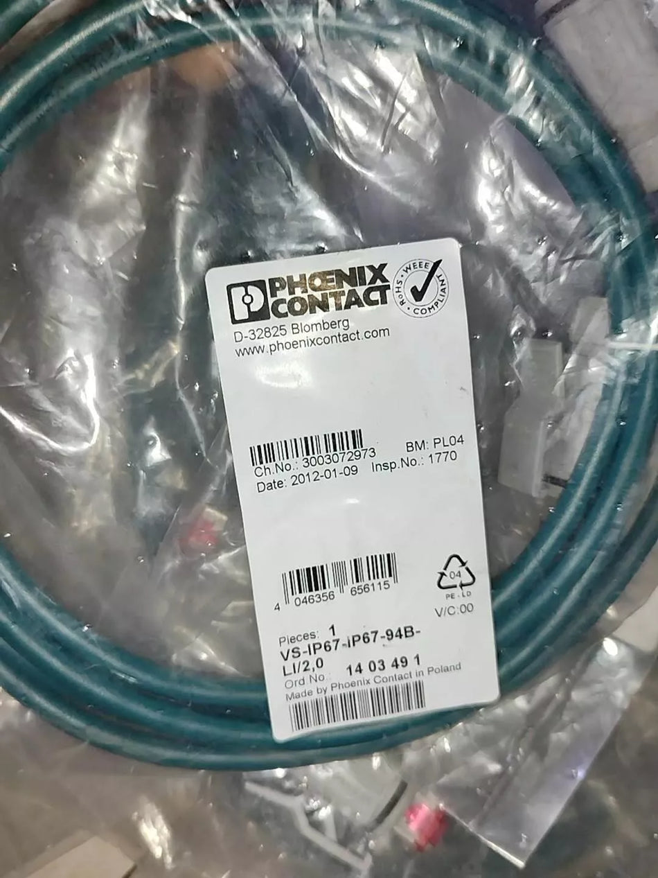 1 PC NEW VS-IP67-IP67-94B-LI/2.0 Connecting Line By DHL /FedEx #B6633 CL