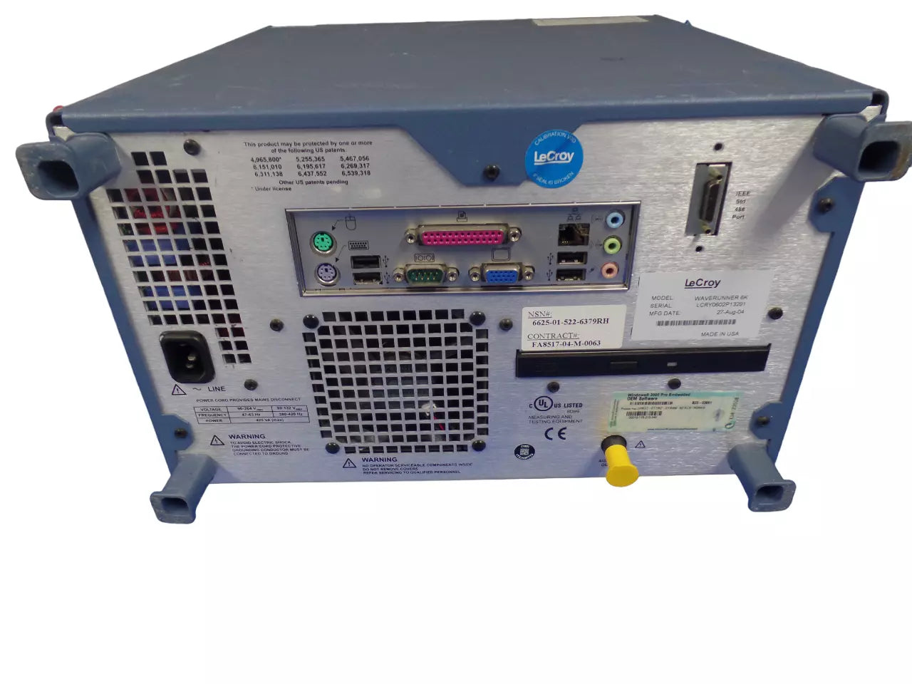 Lecroy 6050 Waverunner 500 MHz Oscilloscope Quad 5 Gs/s