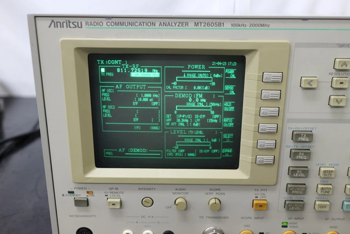ANRITSU MT2605B1 /05 Radio Communication Analyzer