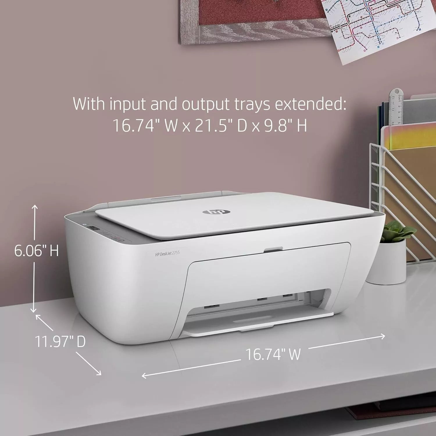 HP DeskJet 2755 All-in-One Wireless Printer Ink Ready Instant Copier