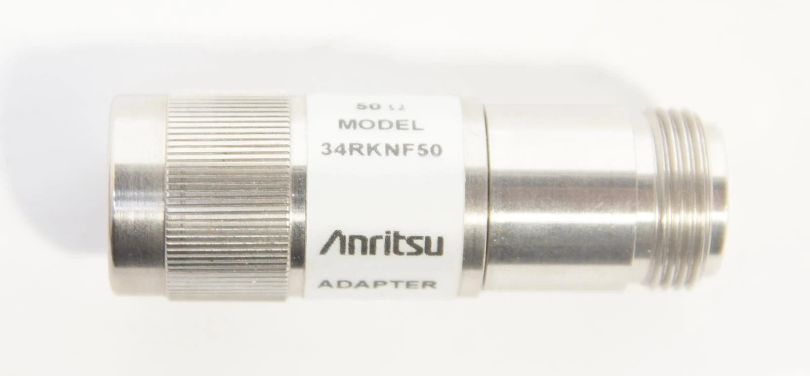 Anritsu 34RKNF50 DC to 18 GHz RF Coaxial Adapter Ruggedized K(m) to N(f) 50 ohm