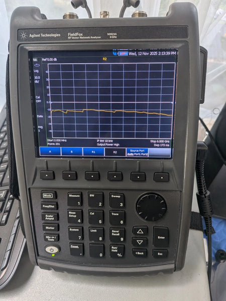 Keysight Agilent VNA Vector Network Analyzer Fieldfox N9923a Cal'd! 6 GHz Opts!