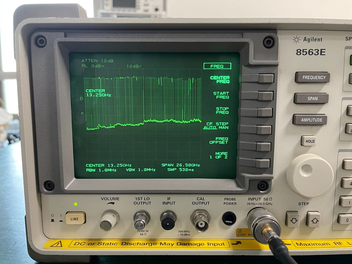 HP Agilent 8563E spectrum analyzer 9KHz to 26.5GHz _11619