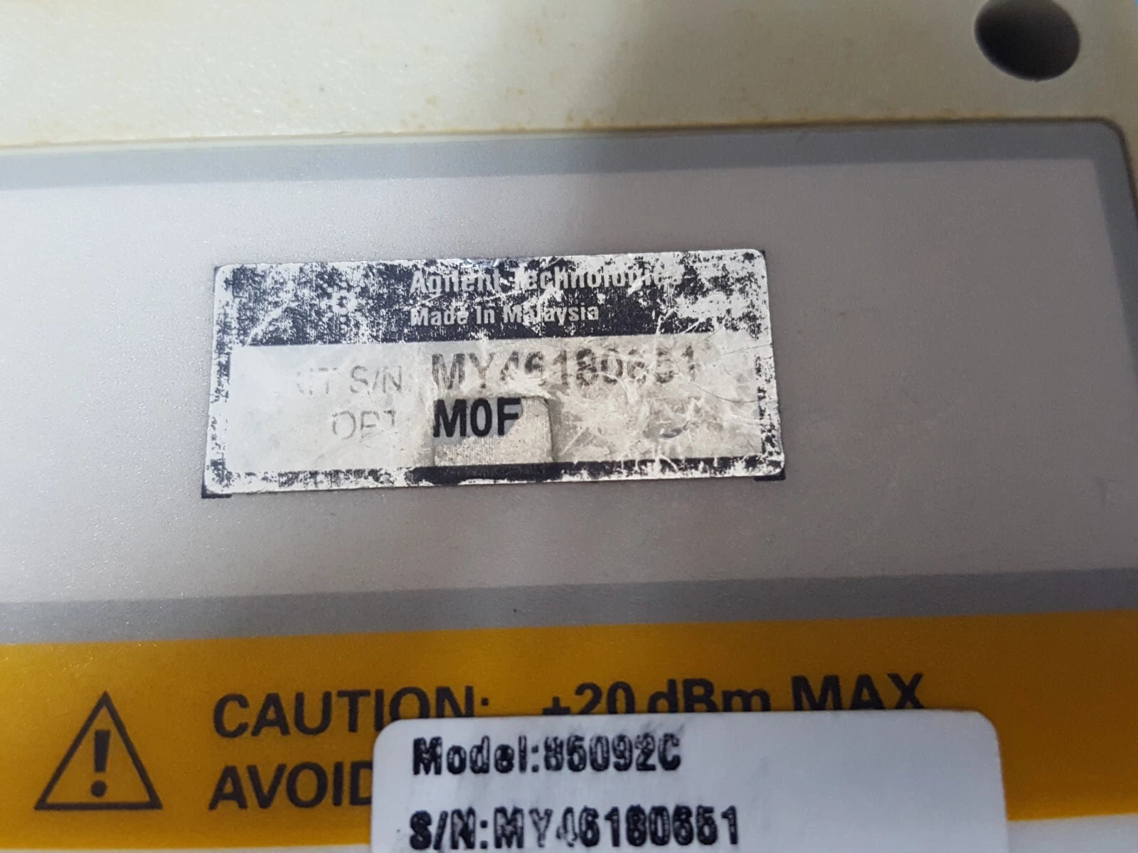 Agilent 85092-60008 Electronic Calibration Module 300kHz-9GHz Opt. M0F (0651)