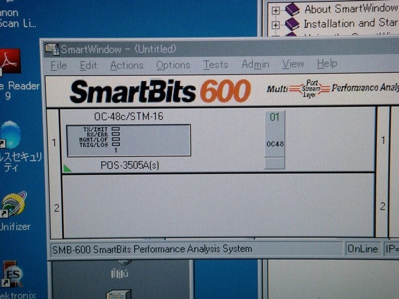 SPIRENT POS3505AS OC-48c/STM-16 1310nm