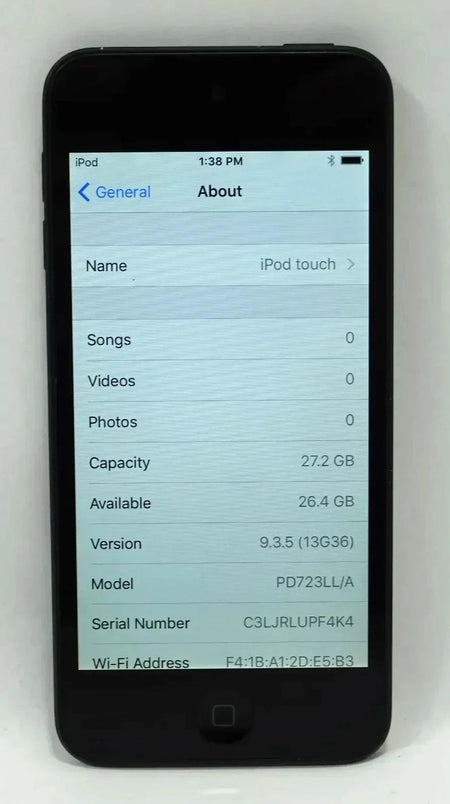 Apple iPod Touch 5th Generation A1421 32GB - PD723LL/A - Good Working