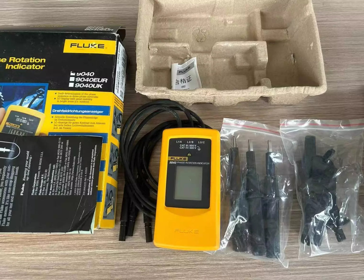 Fluke 9040 Three-Phase Rotation Indicator - XG eqpt