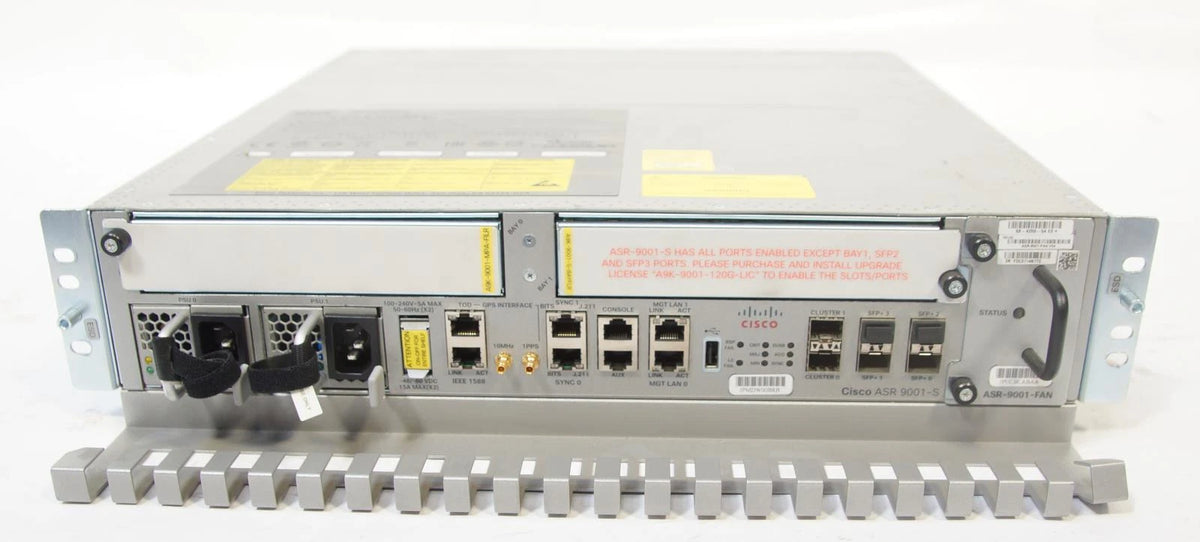 Cisco ASR 9001-S 9000 Series Aggregation Services Router with Dual PSU