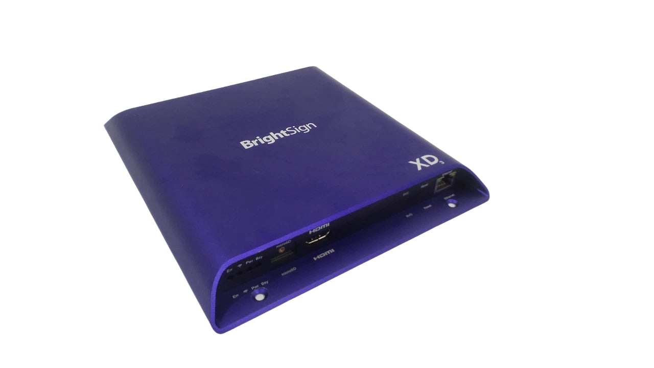 BrightSign XD3 Model XD233 Player - Free shipping