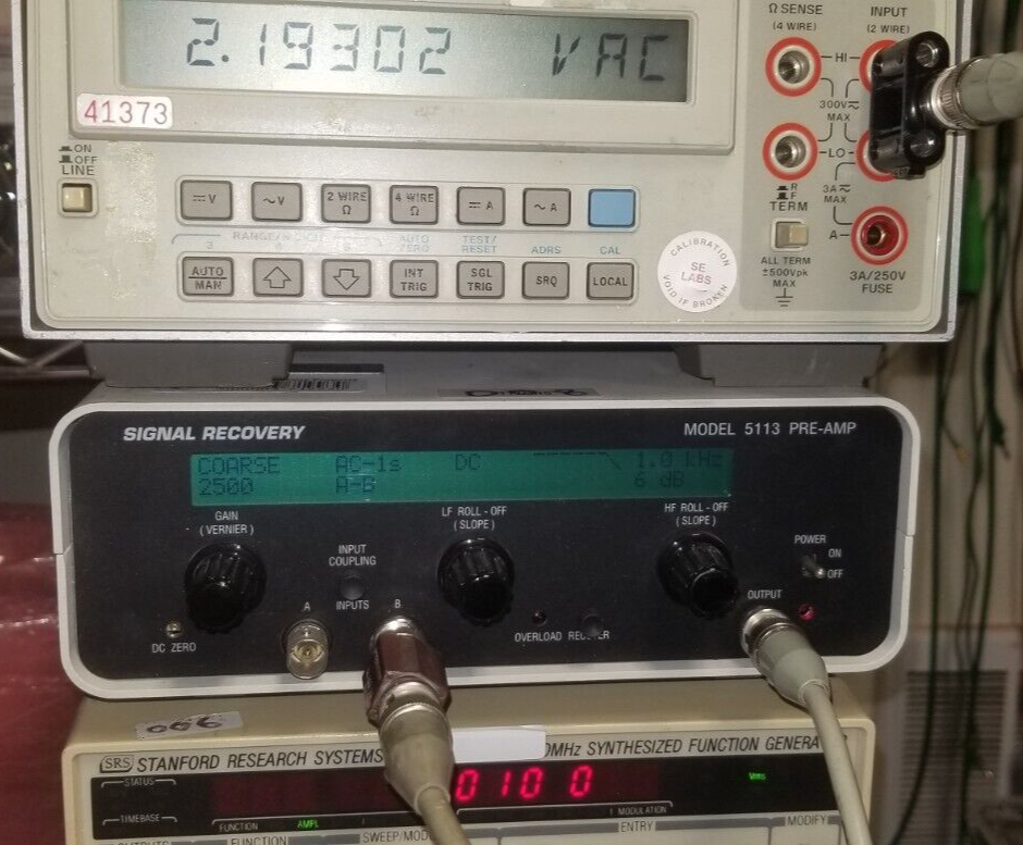 Low Voltage Amplifier EG&amp;G 5113
