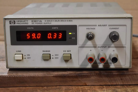 Portable Digital Multimeter with LCD Display and Test Leads