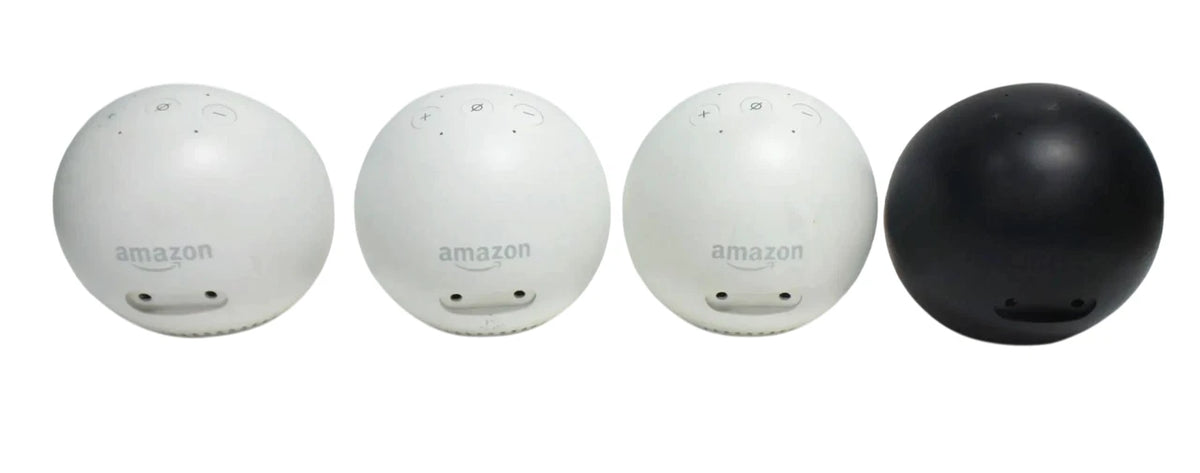 Lot of 4 Amazon Echo Spot VN94DQ 2.5" Display Wi-Fi Alexa Smart Alarm Clock