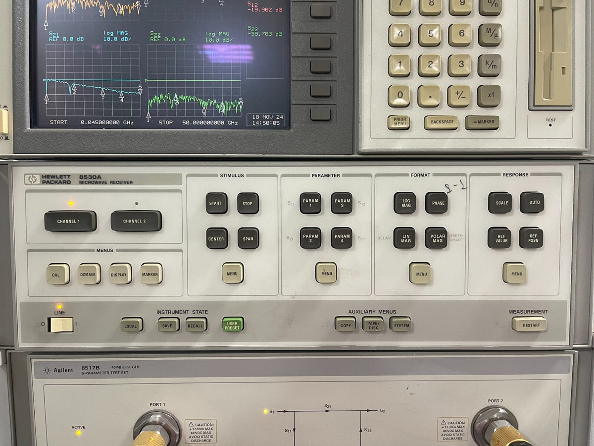 HP Agilent 8530A Microwave Receiver Section _3409A00405