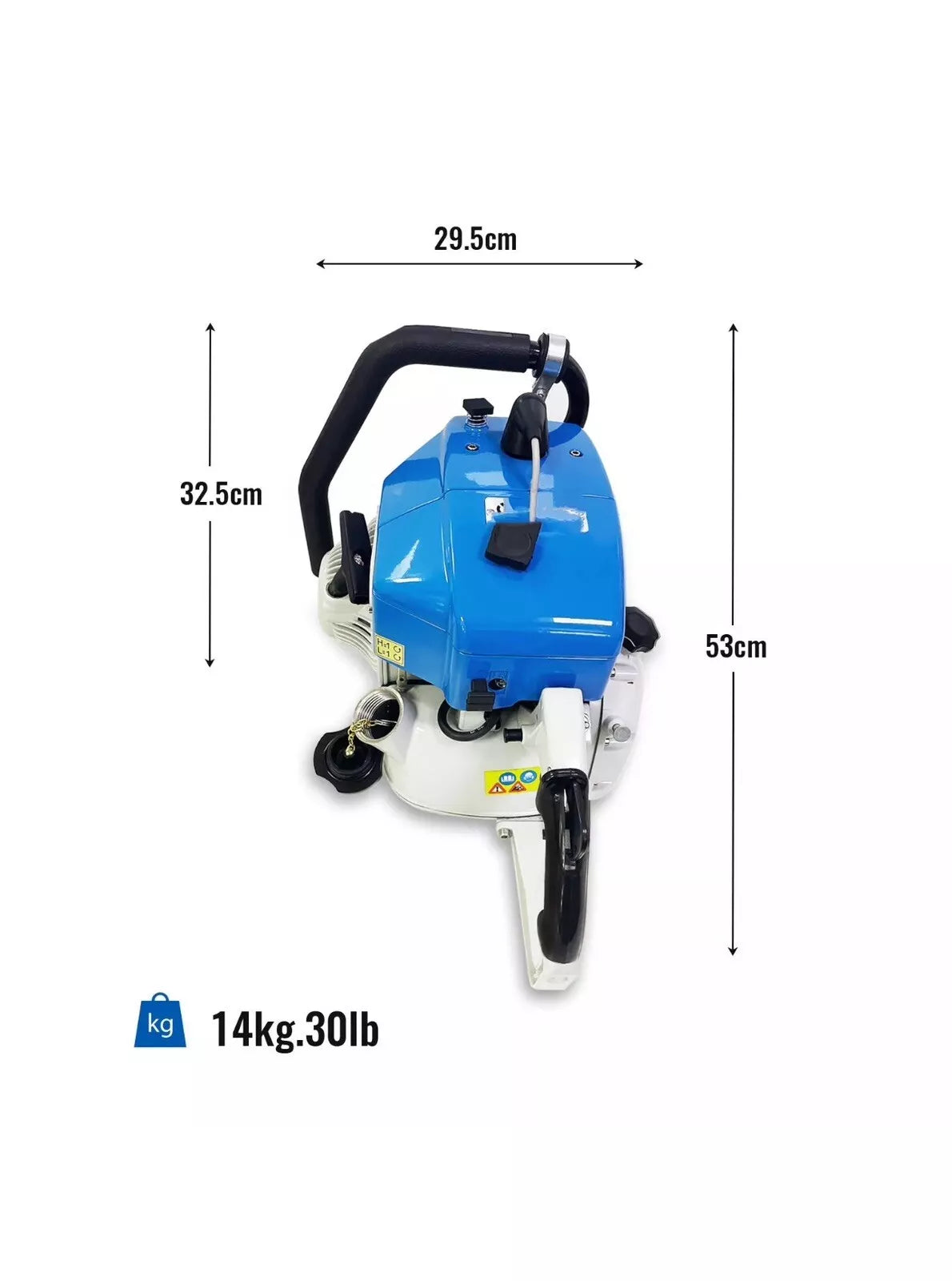 36-Inch 105cc Wood Cutting Machine Chainsaw for Tree Pruning 4800W