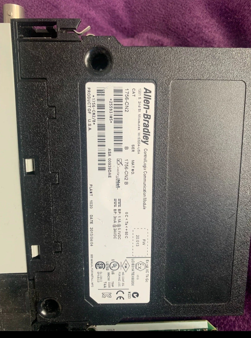 Allen-Bradley 1756-CN2/B ControlLogix Communication Module
