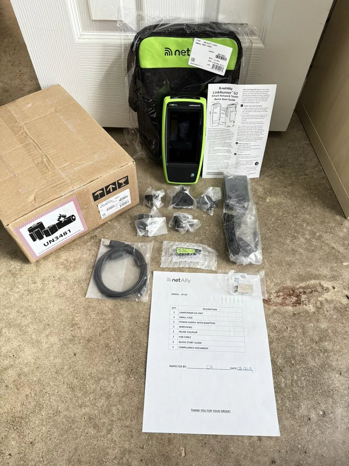 NetAlly LinkRunner G2 Smart Ethernet & Network Testing Device LR-G2 (MFG2024)