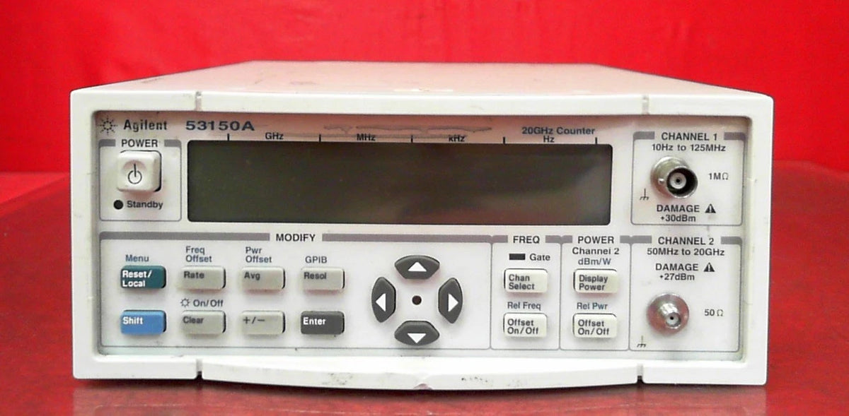 HP/Agilent 53150A Opt. 001 Microwave Frequency Counter, DC to 20 GHz