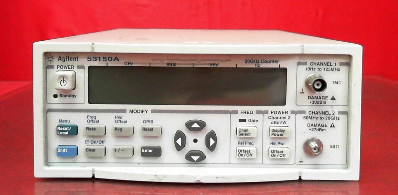 HP/Agilent 53150A Opt. 001 Microwave Frequency Counter, DC to 20 GHz