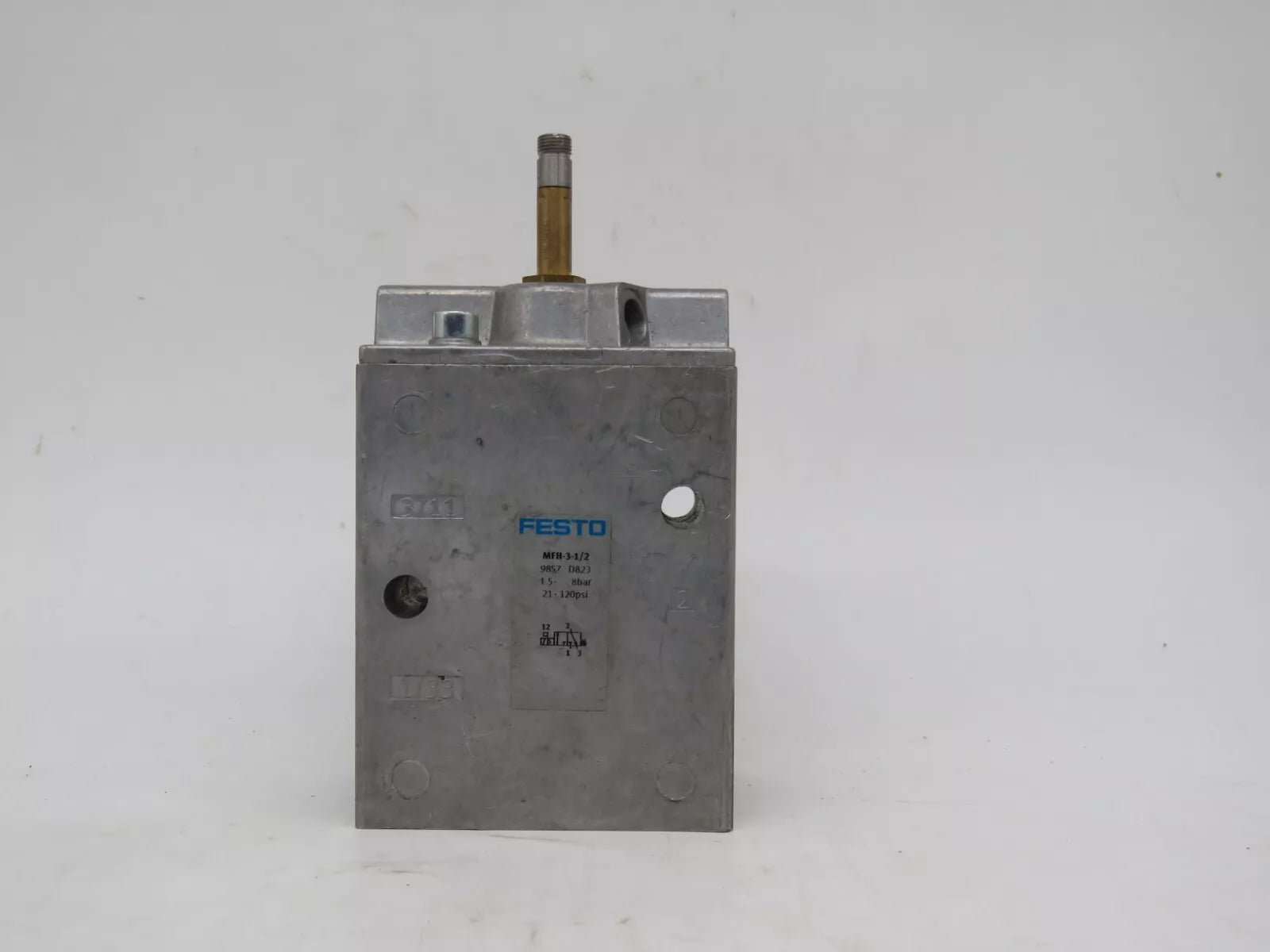 Festo MFH-3-1/2 Solenoid Valve with Manual Override 8bar 120psi