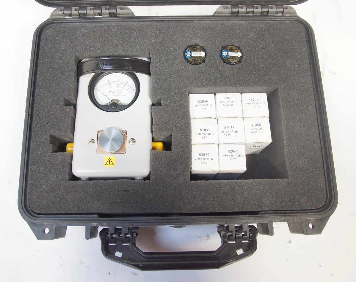 Bird Electronic Corporation 4410A Wattmeter Kit / Radio Test Set w Elements