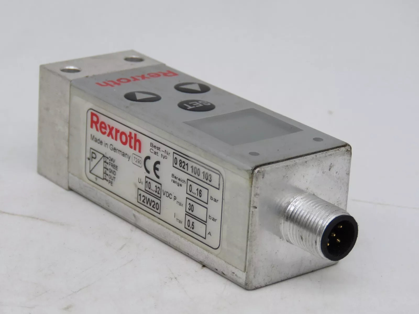 Rexroth 0821100103 Pressure Sensor/Switch 10-32 VDC