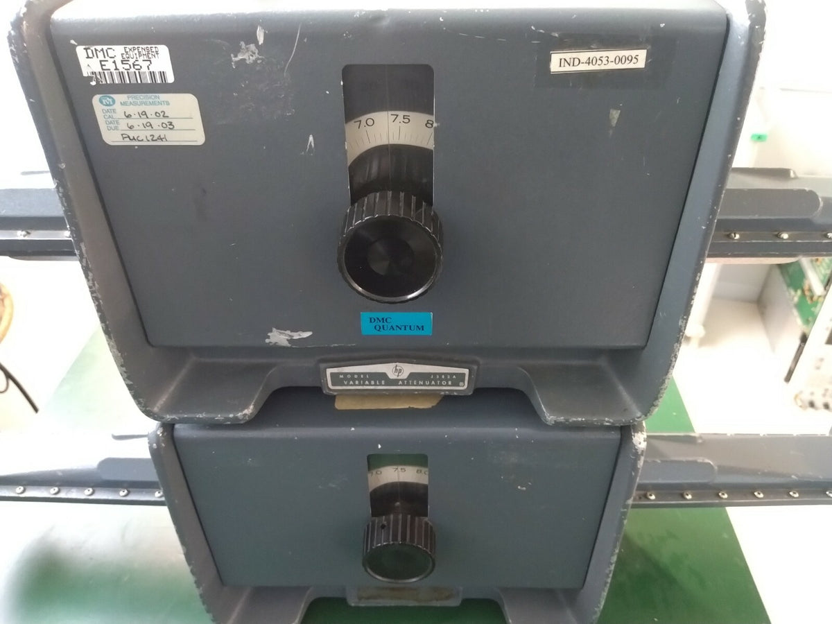 HP Agilent Model J382A Variable Attenuator 5.3 to 8.2GHz - XG eqpt