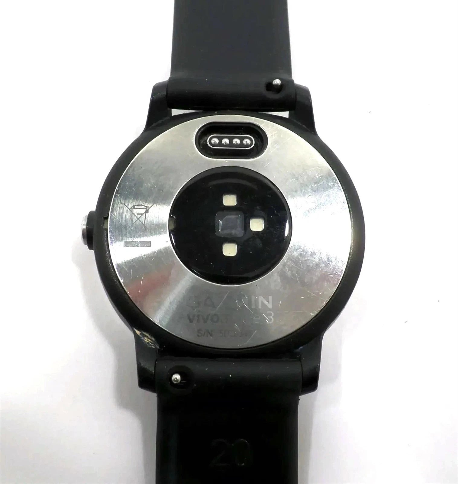 Garmin Vivoactive 3 GPS Multisport Watch Good Working - Silver & Black