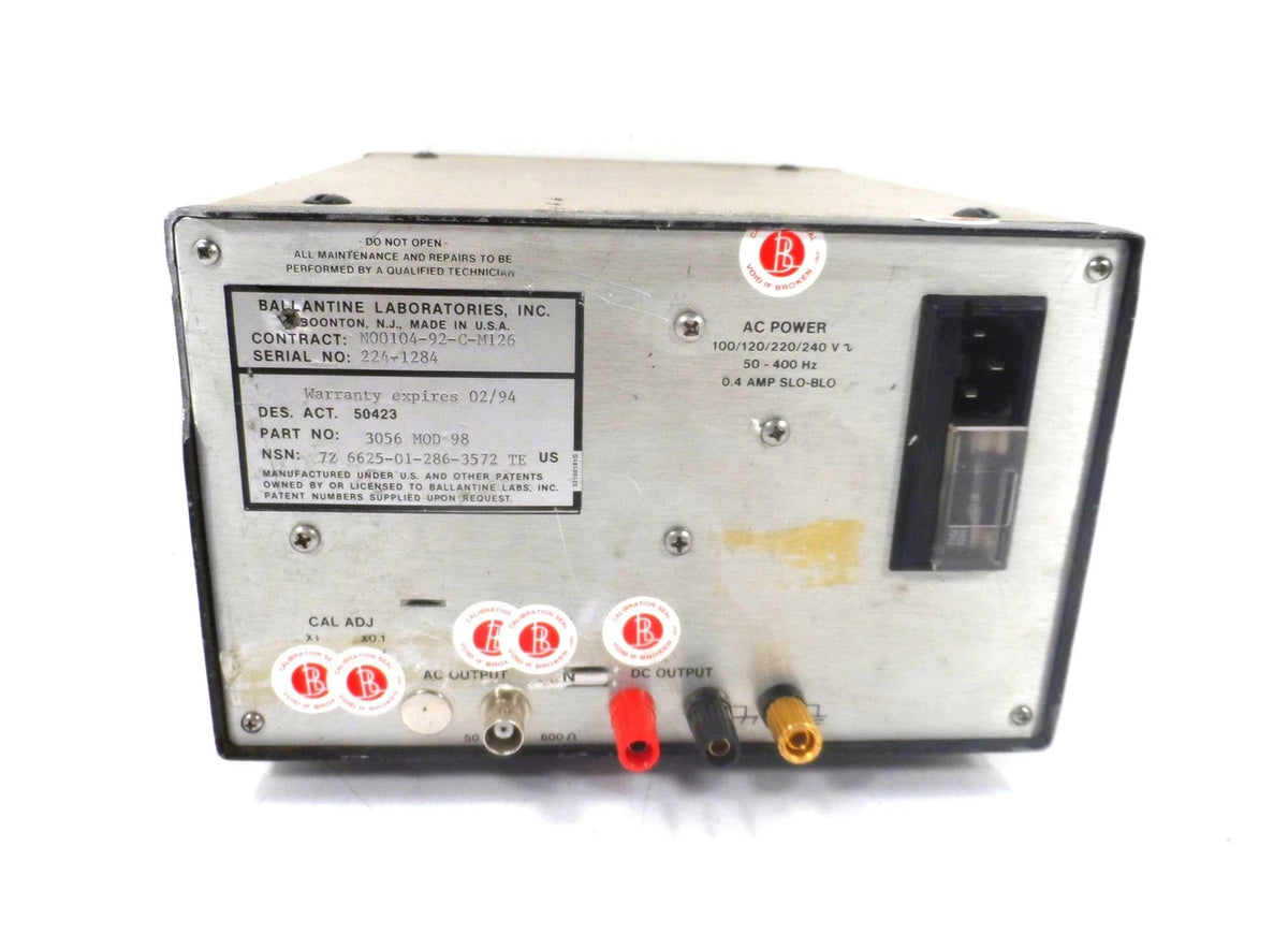 Ballantine AC Voltmeter 3056A-98  - Free Shipping