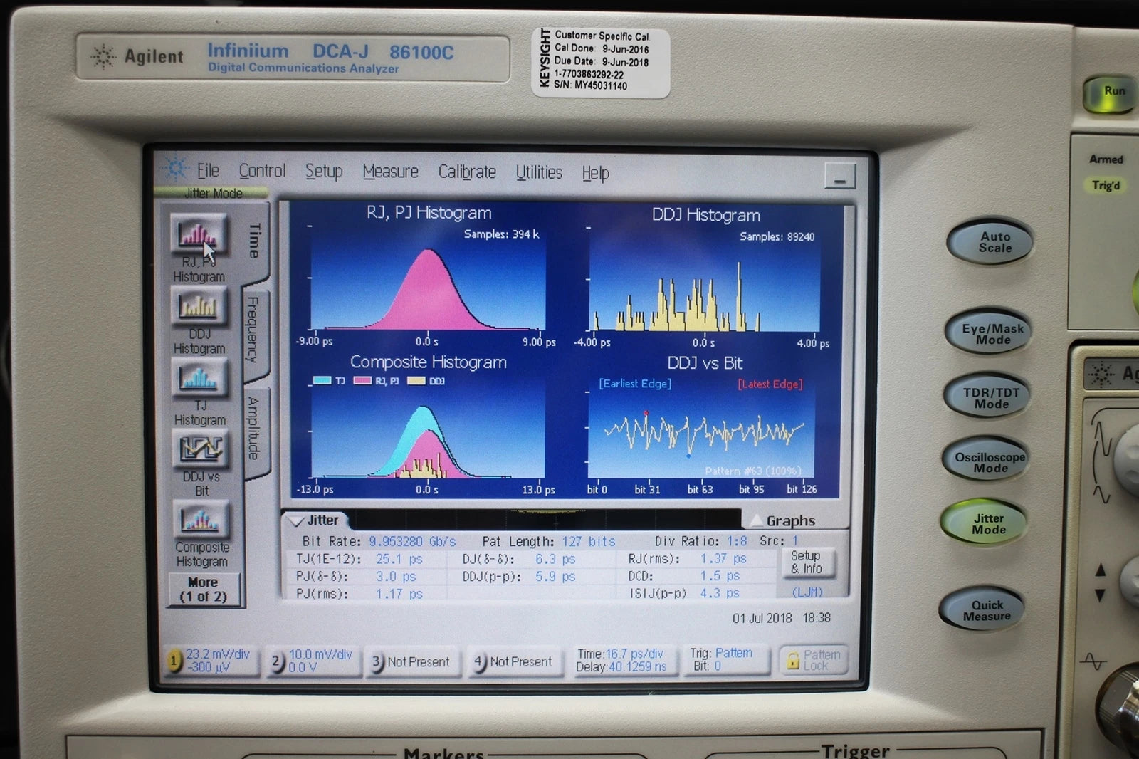 Agilent 86100C /001/092/200/201/202 Infiniium DCA Oscilloscope Mainframe