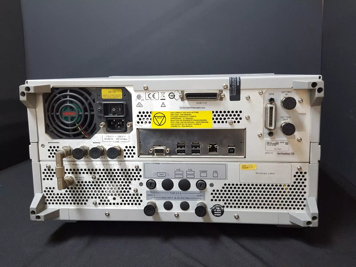 Keysight E5071C Network Analyzer 100kHz-8.5GHz Opt. Win7 285 1E5 (0882)