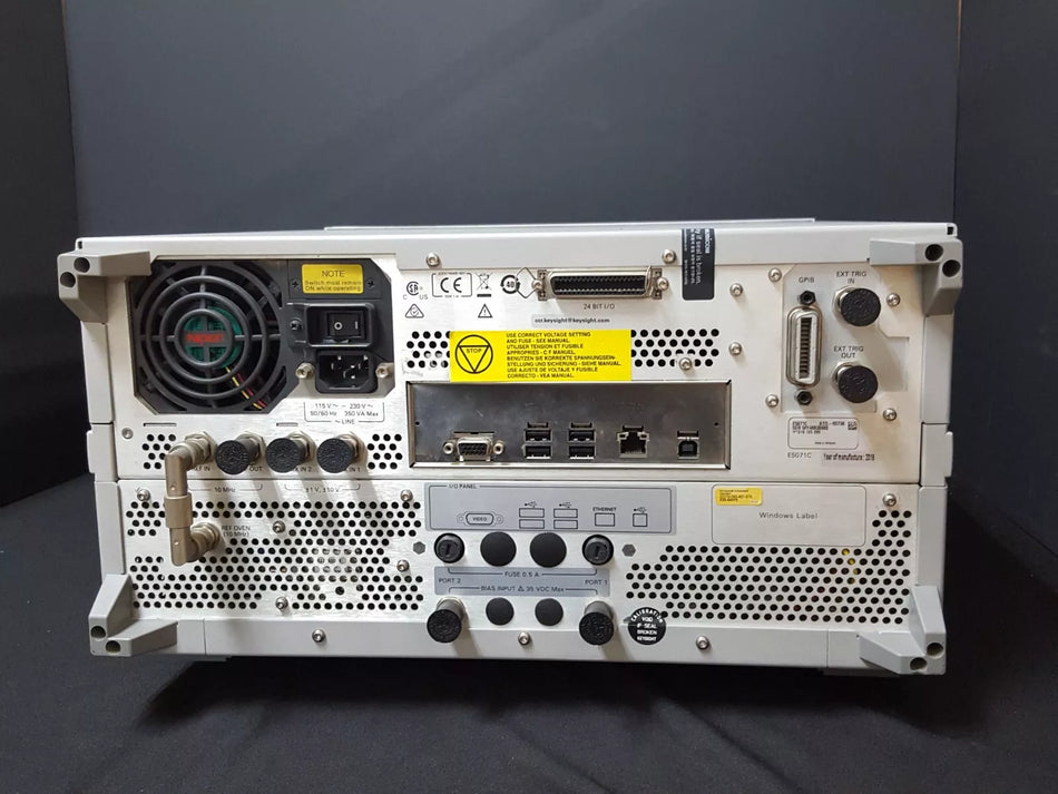 Keysight E5071C Network Analyzer 100kHz-8.5GHz Opt. Win7 285 1E5 (0882)