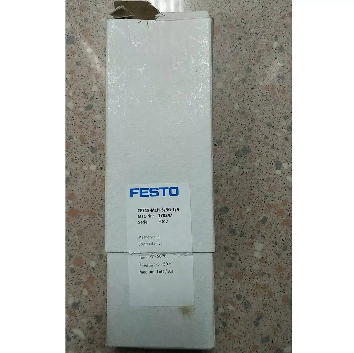 Festo CPE18-M1H-5/3G-1/4 Solenoid Valve