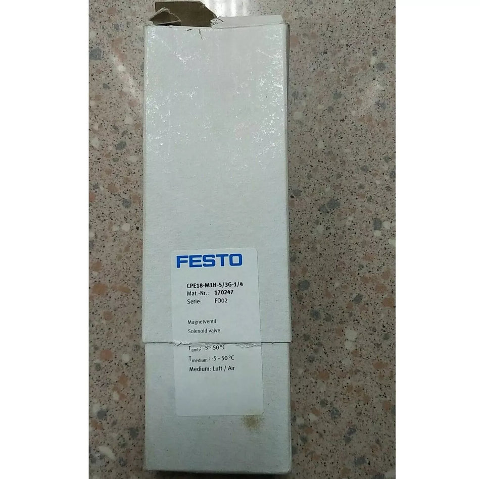 Festo CPE18-M1H-5/3G-1/4 Solenoid Valve