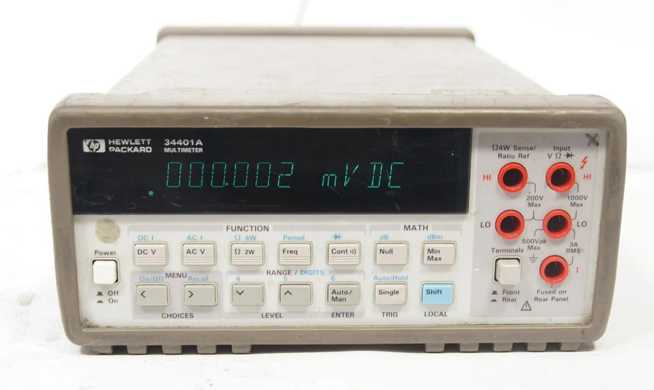 Agilent / HP 34401A 6 1/2 Digit Digital Multimeter