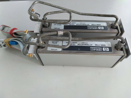 HP Agilent 5086-7796 RF Programmable Attenuator 70 dB DC-26.5GHz w/ cables