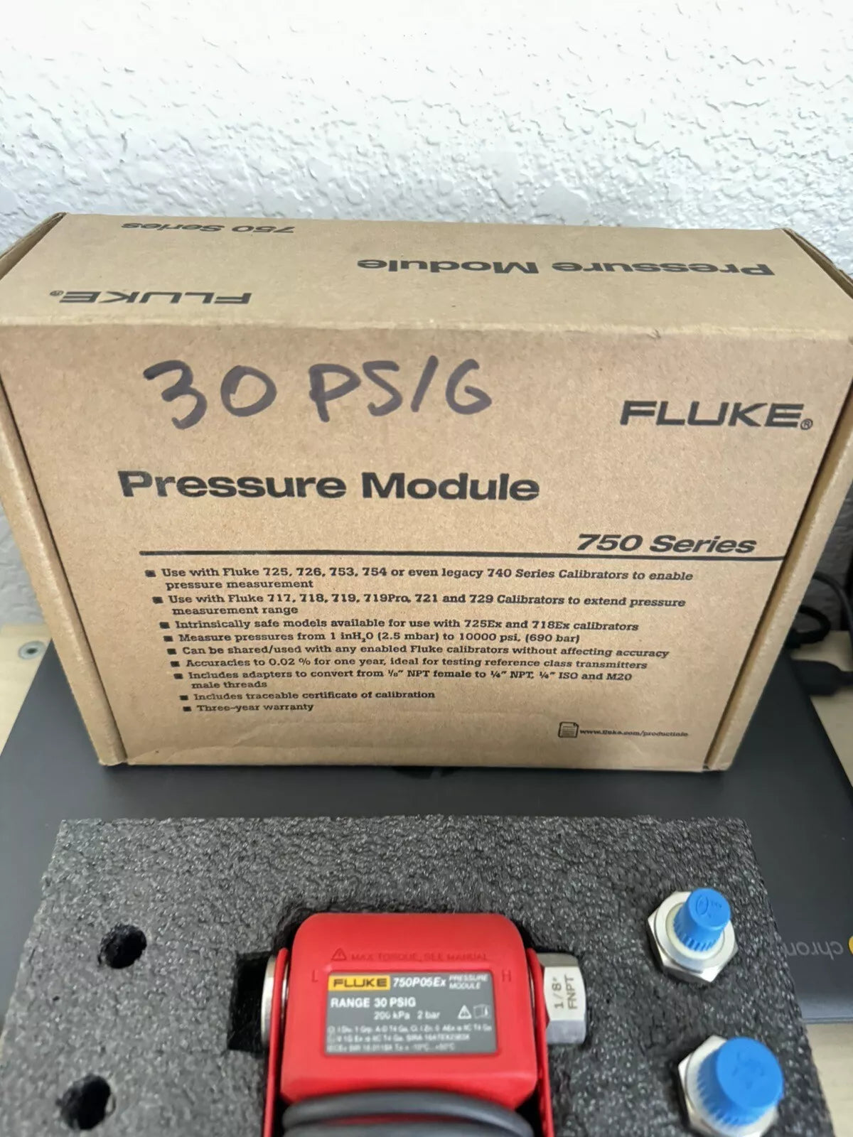 Fluke 750P05EX Pressure Module for Calibration Instruments