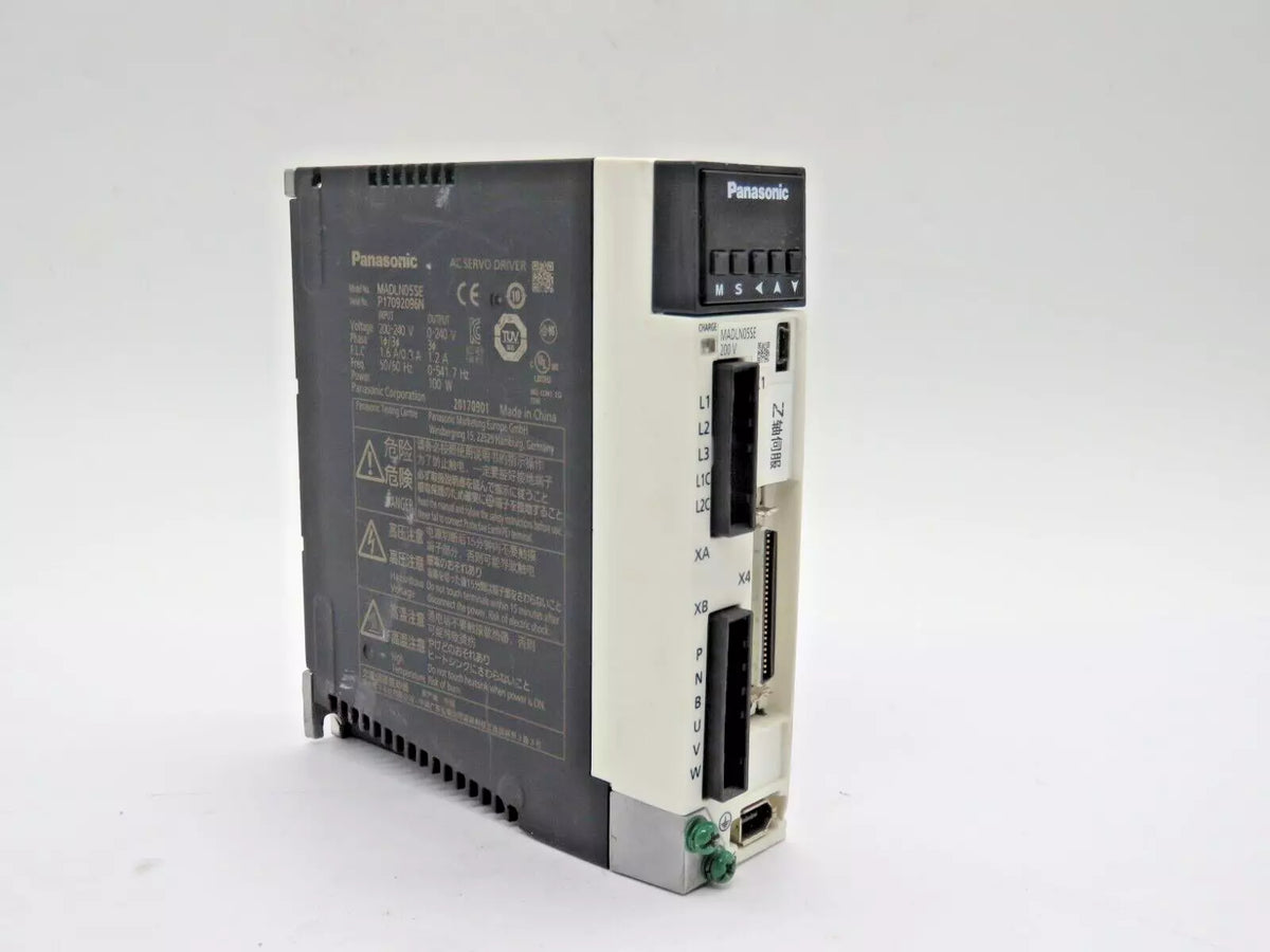 Panasonic MADLN05SE AC Servo Drive 100W 200-240V MINAS A6SE CNC Automation