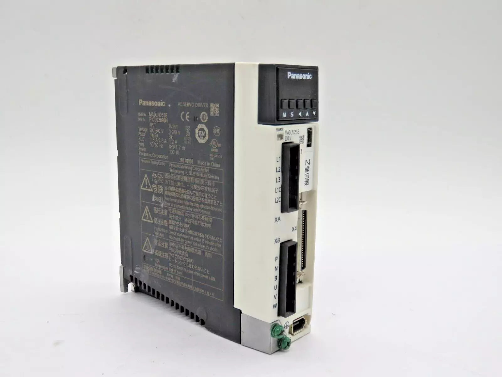 Panasonic MADLN05SE AC Servo Drive 100W 200-240V MINAS A6SE CNC Automation