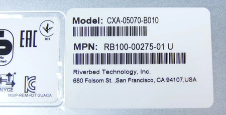 Riverbed SteelHead CX5070 Application Accelerator CXA-05070-B010 NO HDD / OS