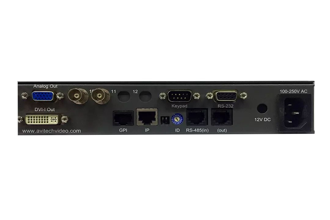 AVITECH MCC-8004UE 4 Input HD-SDI Multiviewer 1080i/720p, SD-SDI, DVI, Cascade
