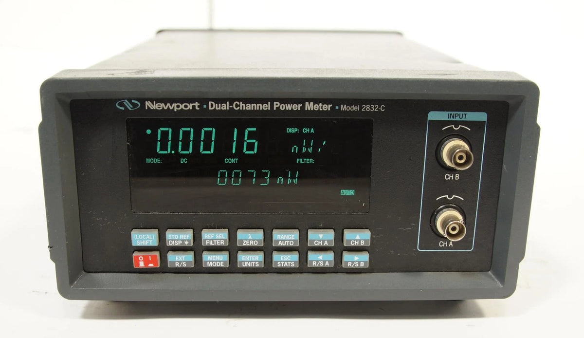 Newport 2832-C Dual Channel Fiber Optic Power Meter
