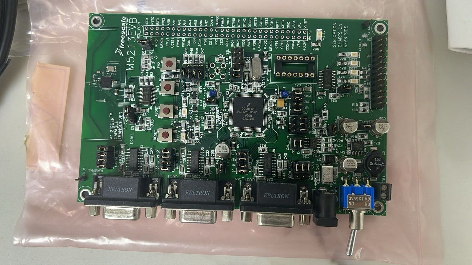 M5213EVB Board P&E Interface ColdFire