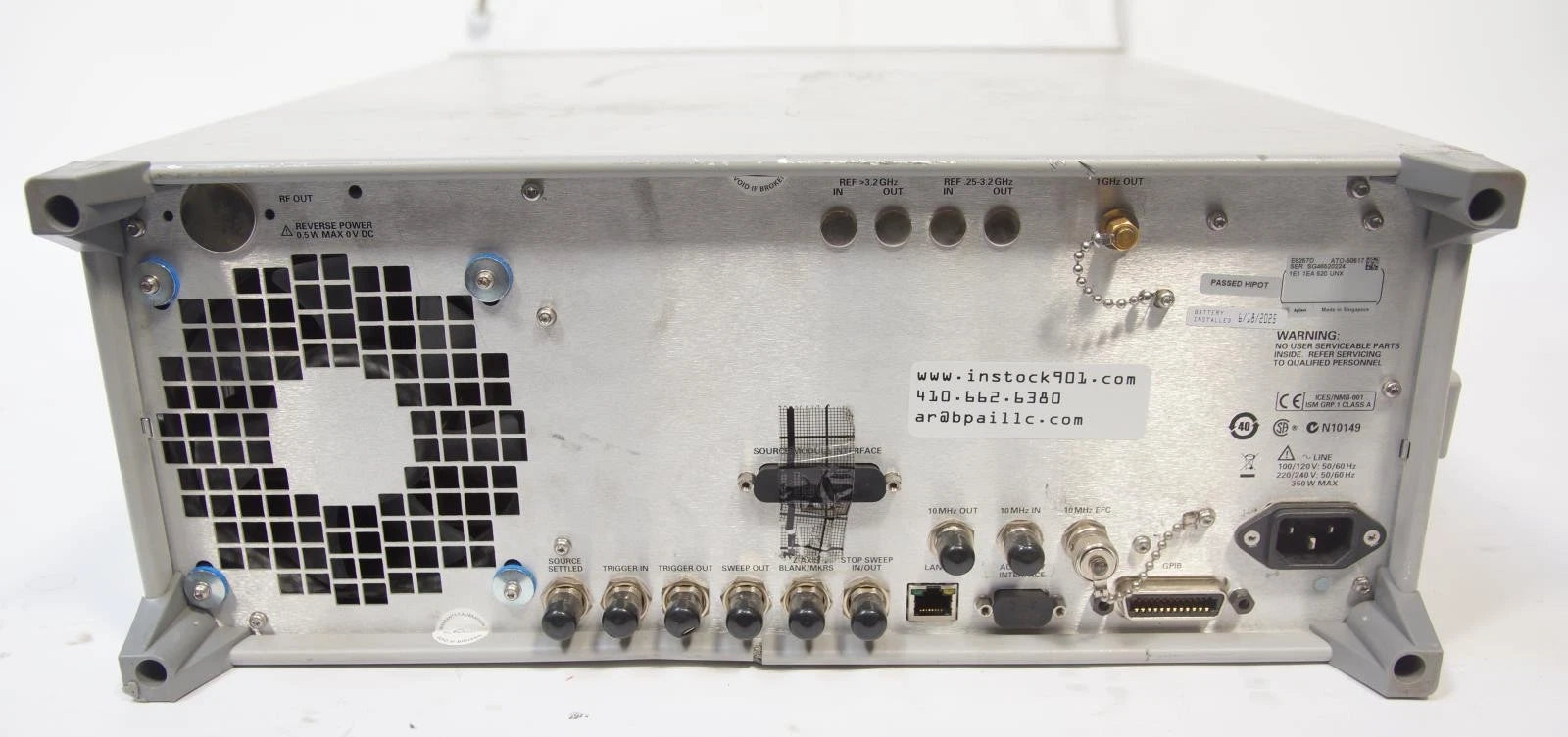 Agilent E8257D PSG 250kHz -20GHz Analog Signal Generator 1E1 1EA 520 UNW